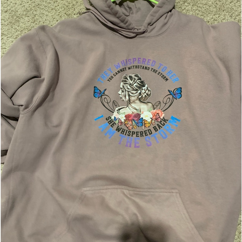 Tultex hoodie I am the storm